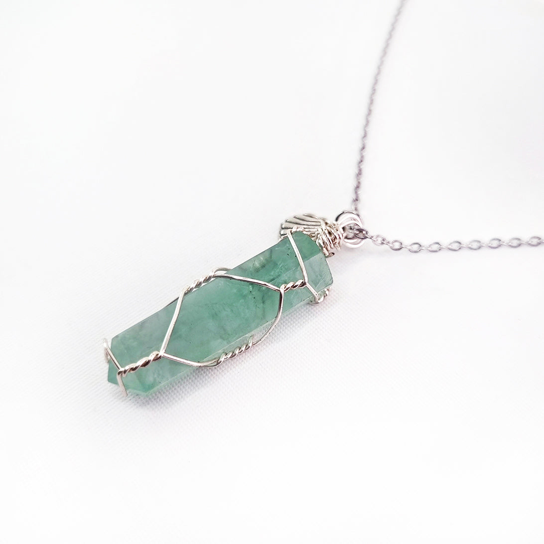 Cadena con Punta de Fluorita