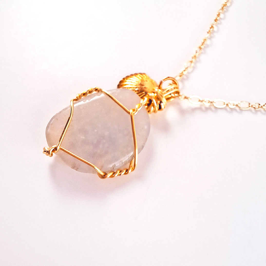 Cadena con Aguamarina