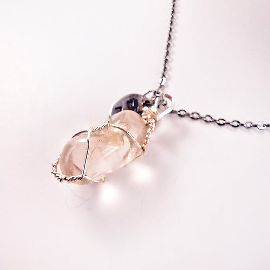 Cuarzo Claro & Dije Acuario