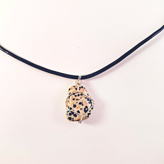 Collar SALE de Jaspe Dálmata