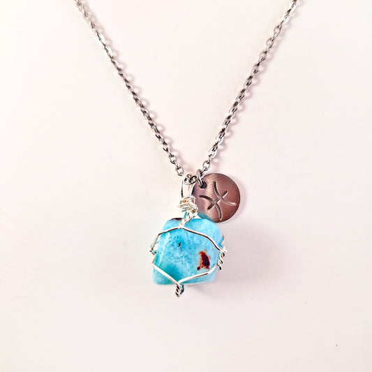 Larimar & Dije Piscis