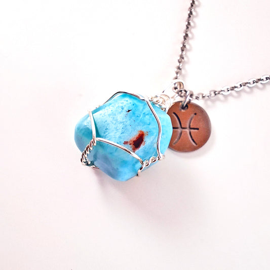 Larimar & Dije Piscis