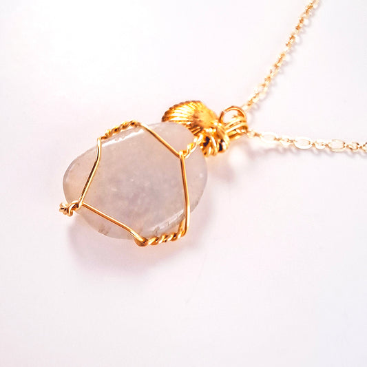 Cadena con Aguamarina