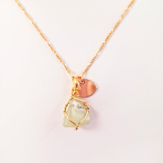 Cadena con Prehinita