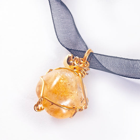 Collar de Cinta y Citrino