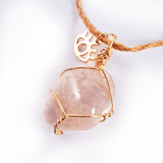 Collar de Cuarzo Ahumado