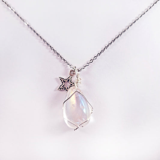 Cadena con Cuarzo Ángel Aura