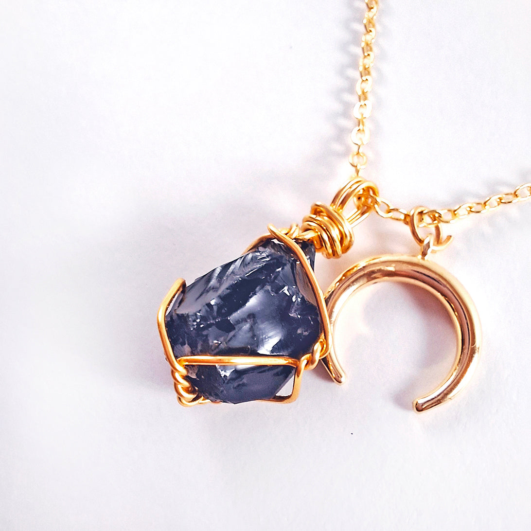 Cadena con Obsidiana