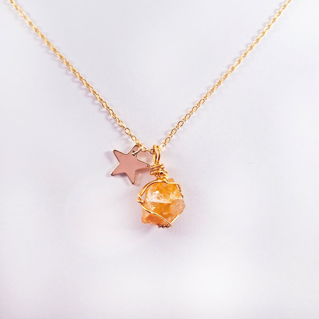 Cadena con Calcita Naranja