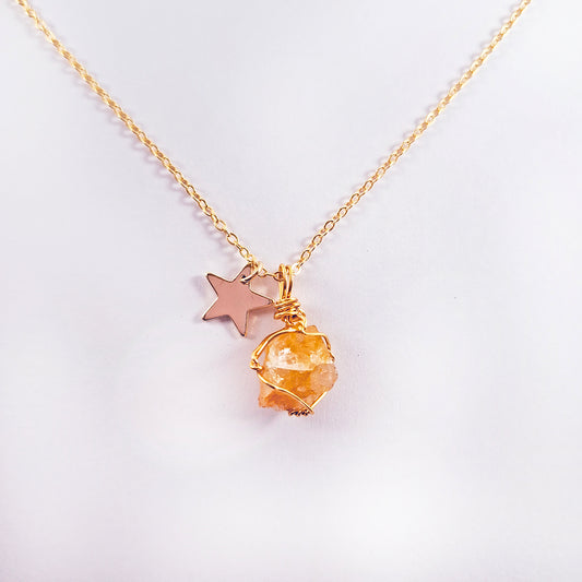 Cadena con Calcita Naranja