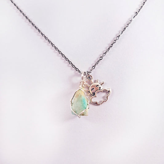 Cadena con Amazonita