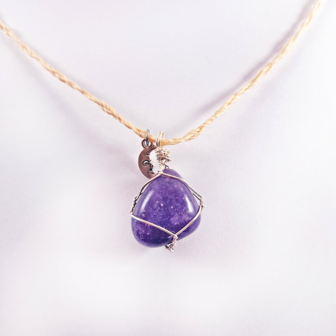 Collar de Lepidolita